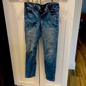 Gently used ripped jeans